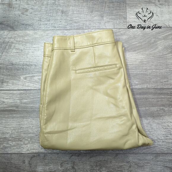 Babaton Faux Leather Pants Size 14 - Picture 6 of 6